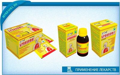 Инструкция по применению настойки и сбора Бронхофит при кашле