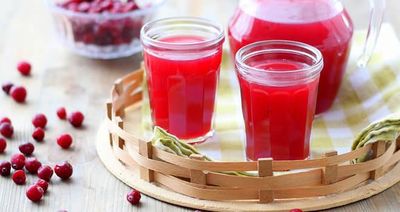 клюквенный кисель