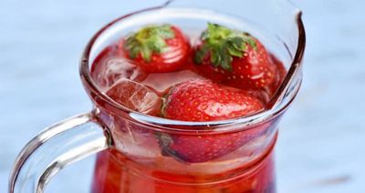 клубничный кисель