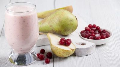 смузи из груши и клюквы