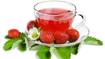 чай с земляникой