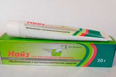 упаковка и тюбик геля Найз