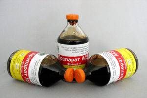 Когда у пациента гастрит, язва желудка и двенадцатиперстной кишки АСД-2 принимают по двадцать капель, которые разводят по полстакана воды два раза в день за тридцать-сорок минут до еды