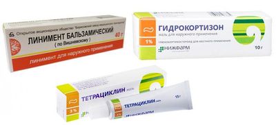 Мази от ячменя на глазу