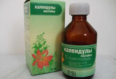 Настой календулы на основе спирта