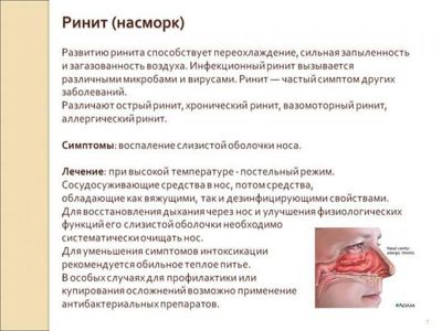 Причины возникновения первичного ринита