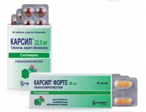 Очистка печени с «Карсил форте»