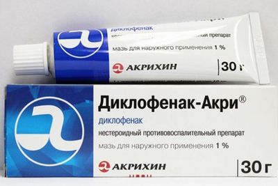 разогревающая мазь для суставов диклофенак