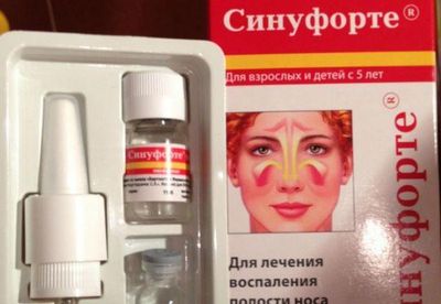 Синуфорте при гайморите